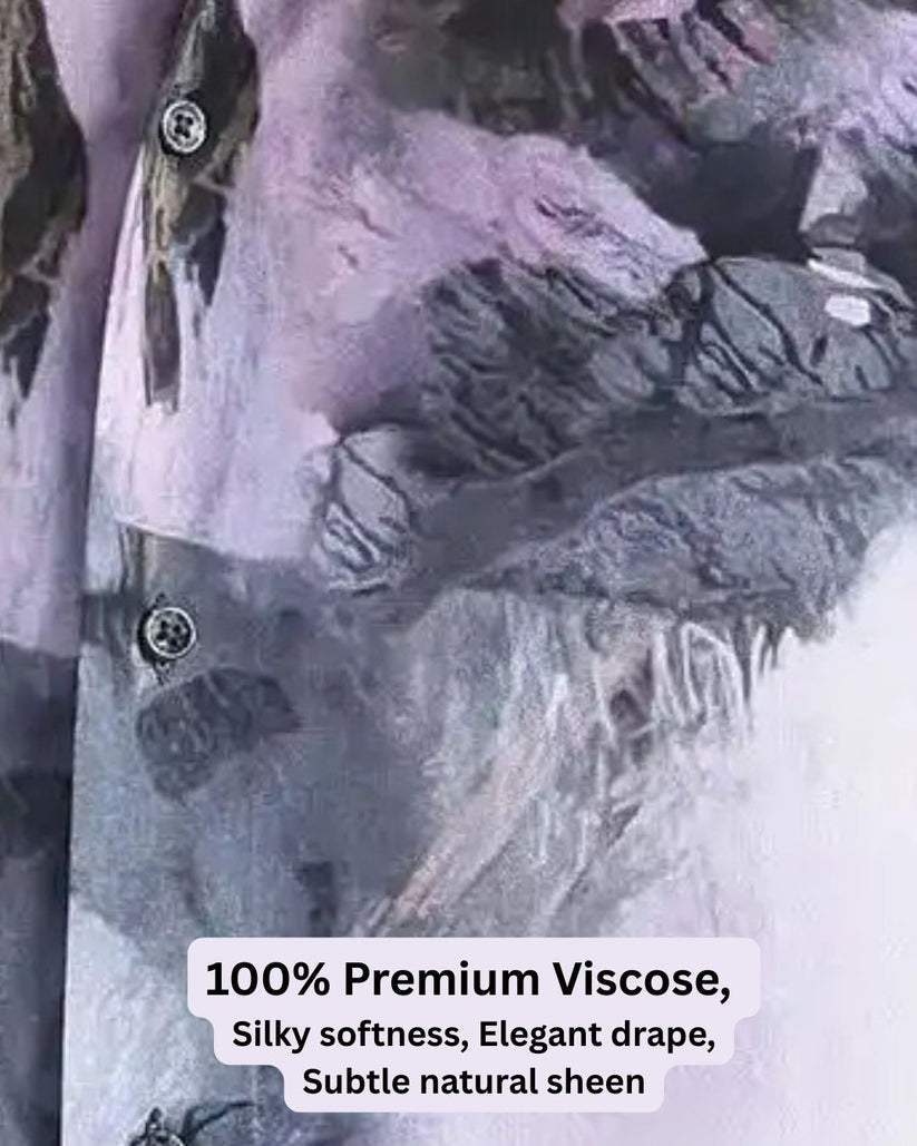 Abstract Printed Half Sleeve Shirt