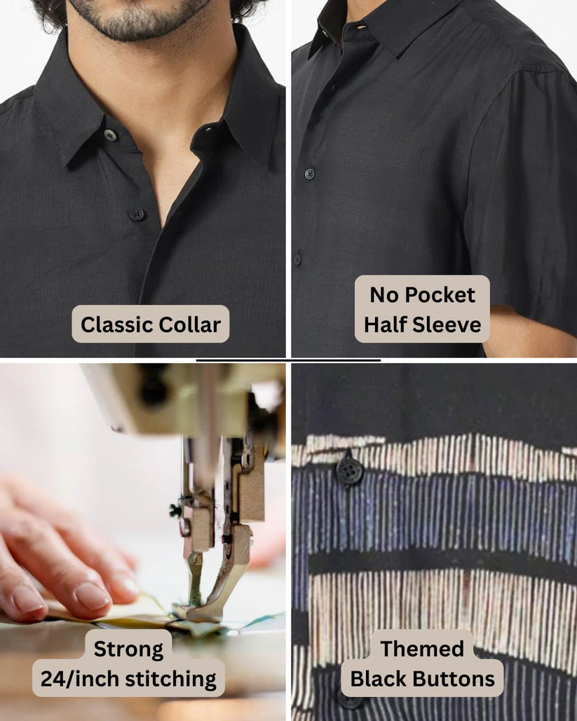 Abstract Printed Half Sleeve Shirt