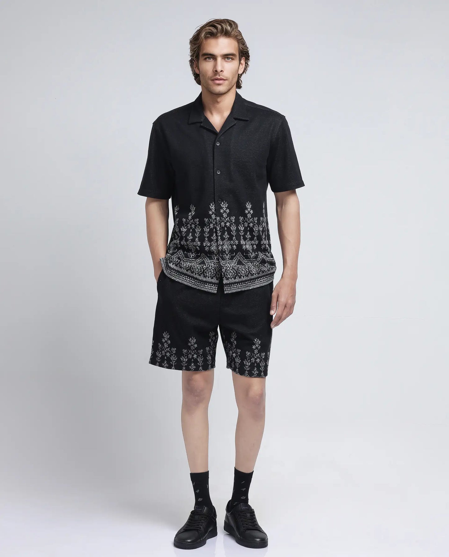 Jacquard Print Shirt