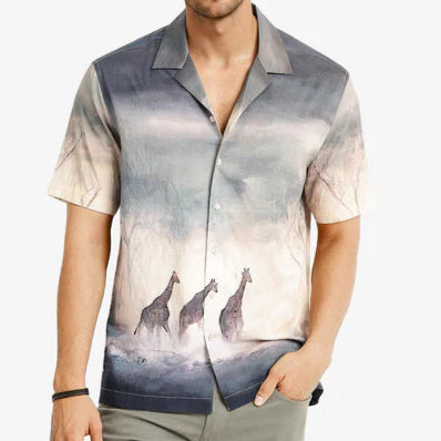 Animal Print Dusky Green