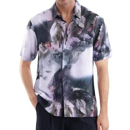 Abstract Print Purple 