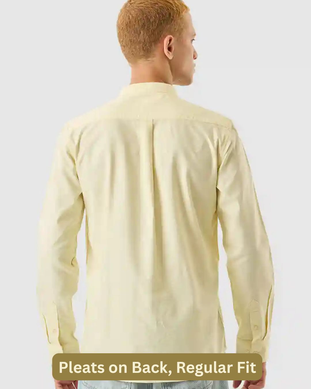 Mandarin Collar Oxford Shirt