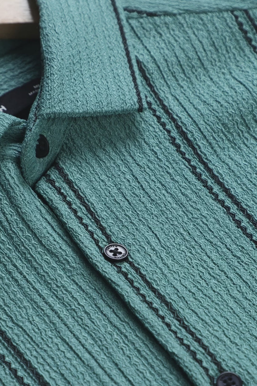 Textured Stripe Shirt