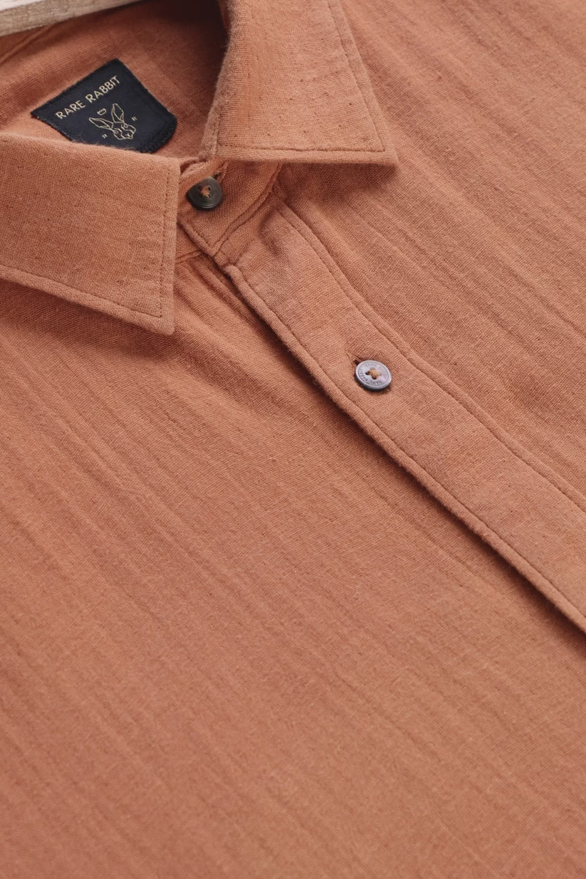 Textured Creased effect Shirt